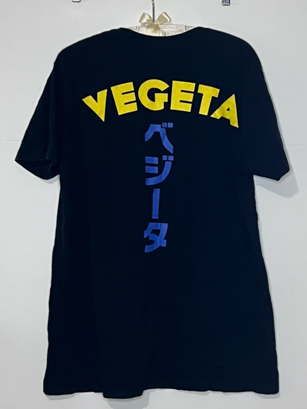 Dragon Ball Z T-Shirt Vegeta 2-Sided Graphics Size L Capsule Corp Black Fire View 4